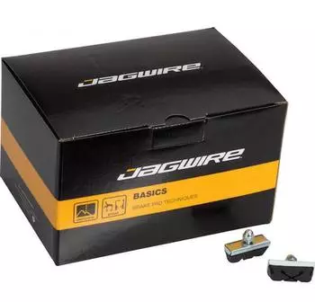 Jagwire Basics X-Caliper Bremsbel&auml;ge, Gewinde, schwarz (20 Paar)