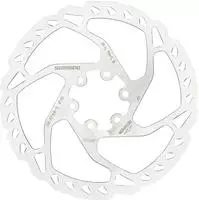 Shimano ESMRT66S, Shimano SLX SM-RT66 160mm 6-Loch Bremsscheibe-Silber-One Size,