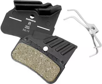 Shimano N03A Resin Scheibenbremsbelag mit K&uuml;hlrippen