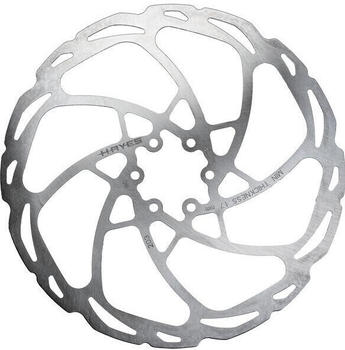 Hayes D-Series Bremsscheibe 6-Loch silver 180mm