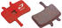 für Avid BB7/Alle Juicy Modelle 1 Paar rot: Jagwire Sport Semi-Metallic Scheibenbremsbeläge