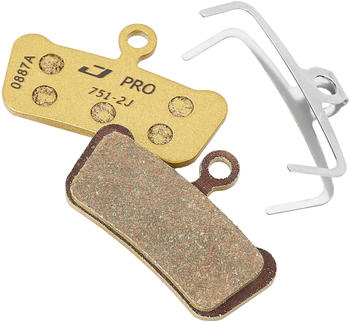 Jagwire Pro Semi-Metallic Scheibenbremsbeläge für Avid Trail/SRAM Guide Ultimate/RSC/RS gold