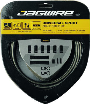 Jagwire Sport Universal Bremszugset für Shimano/carbon silber