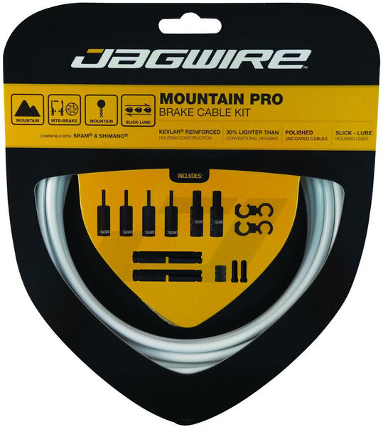 Jagwire Mountain Pro Bremszug Set weiß
