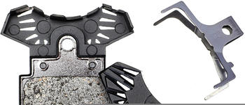 Jagwire Elite Semi-Metallic Scheibenbremsbeläge für Shimano XTR/Deore XT/SLX/M6000/M615/Alfine schwarz