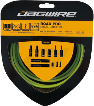 Jagwire Road Pro Bremszugkit für SRAM/Shimano grün
