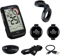 Sigma ROX 4.0 Endurance GPS Fahrradcomputer Sensor Set Schwarz - Navigation & 41h
