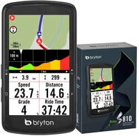 Bryton 624050100000, Bryton Rider S810 E Cycling Computer Durchsichtig Black