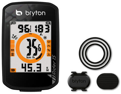 Bryton Rider 15 black with cadence sensor