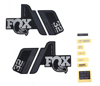 Fox Racing Shox Decal Kit 32 SC P-S grey/matte black