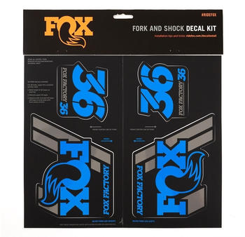 Fox Racing Shox AM Heritage Sticker Set für Federgabel und Dämpfer blue