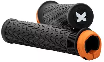 Sixpack S-Trix PA Lock-On Fahrrad Schraubgriffe schwarzorange