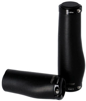 Humpert MTB-ATB-Griffe Kyoto schwarz, 90/130mm, Ø 22, Silikon/Alu