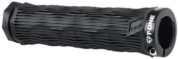 T-one Griffe GEO schwarz, 130mm, 1x Schraubensicherung