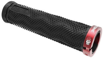 T-one Griffe DOT schwarz/rot, 130mm,1x Schraubensicherung