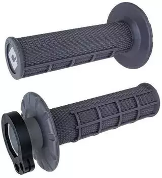 ODI Half Waffle V2 MX Lock-On Grips 2- und 4-Takt (Graphit)