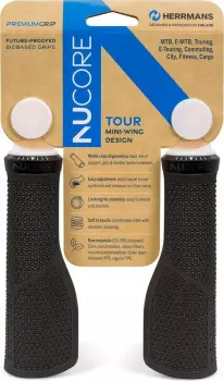 Herrmans Griff "Nucore Tour" SB-verpackt 130 mm peak black