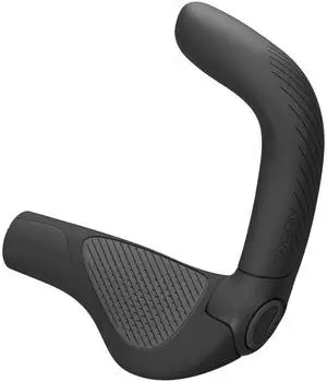 Ergon GP5 EVO mit eingebauten Lenkerenden, Schwarz, Gr&ouml;&szlig;e L