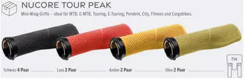 Herrmans Nucore Tour Peak 22 Mm Dd47 Bl+br Griffe 10 Einheiten 130 mm Multicolor