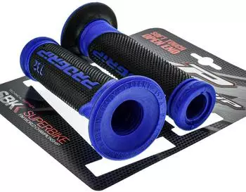 Progrip 732 Stra&szlig;enlenkergriffe Dual Density, perforiert, blau/schwarz (431065)