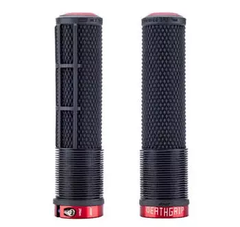 DMR DeathGrip 2 Race Lenkergriffe, flangeless, thick, schwarz (DMR-G-005-001)