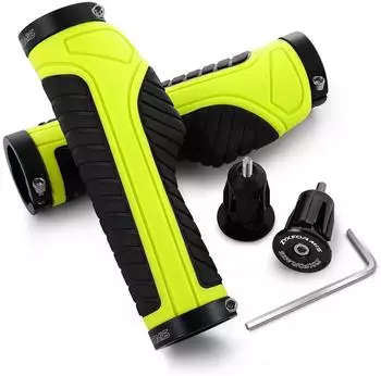 LuxusKollektion Fahrradgriffe ergonomisch, MTB, Lock-On, gelb
