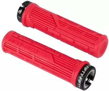 LuxusKollektion MTB Lock-on Lenkergriffe, rot, 20-23mm