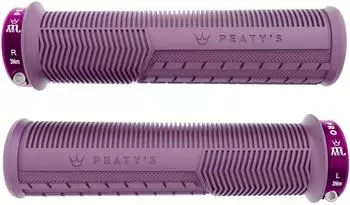 Peaty's Monarch Pro Mushroom Lock-On Lenkergriffe, pflaumenlila