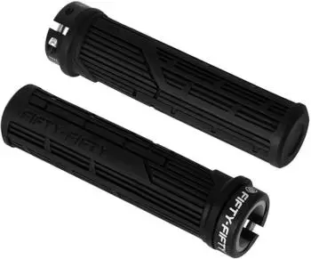 LuxusKollektion Fahrradgriffe MTB Lock-on, rutschfest, schwarz, 20-23mm