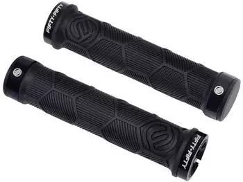 LuxusKollektion MTB Lenkergriffe Gummi Double Lock-on 22,2mm, schwarz
