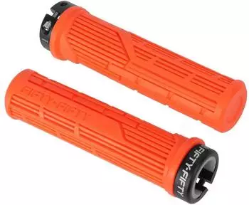 LuxusKollektion MTB Lock-on Lenkergriffe, weich, orange, 20-23mm