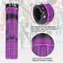LuxusKollektion Fahrradgriffe MTB ergonomisch 22mm, Gummi, violett, Aluminium Lock