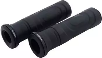 Highsider Goma-RS Lenkergriffgummi 7/8 Zoll, Aluring, abnehmbare Endkappen (2er-Pack)