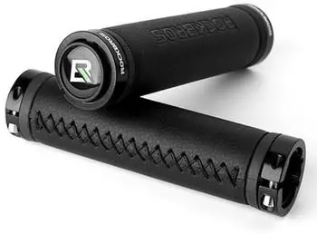 Rockbros Fahrradlenkergriffe ergonomisch, Mikrofaser, schwarz