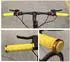 LuxusKollektion Lenkergriffe Gummi, rutschfest, gelb, 128mm (MTB/BMX/Trekking)
