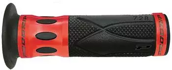 Progrip 728 Lenkergriffe schwarz/rot 22mm (PA072800CRRO)