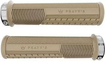 Peaty's Monarch Pro Grip Knurl Lock-On, beige, 130mm