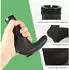 LuxusKollektion Fahrradgriffe ergonomisch mit Horn, Lock-On, 22mm, schwarz
