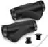 LuxusKollektion Ergonomische Fahrradgriffe Lock-On 22,2mm, schwarz (93mm+93mm)