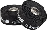 Cinelli NMLOGN, Cinelli Tape Logo Velvet Handlebar Tape Wei&szlig;,Schwarz Black
