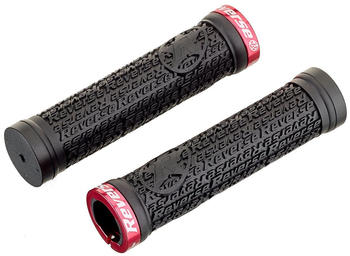 Reverse STAMP SINGLE LOCK-ON GRIFFE schwarz/rot