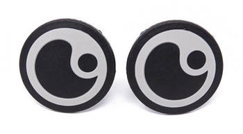 Ergon Ga1 Evo. Gs . Gx1 Grips End Plugs One Size Black / Silver