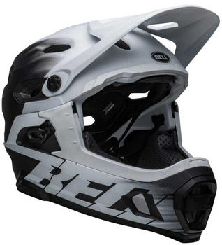 Bell Super Dh Mips Downhill Helmet (BELCA040022K367 MATT BLACK/WHITES (52-56)) schwarz/grau