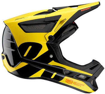 100% Aircraft Composite Downhill Helmet (10CSAICOMSP22SYL) gelb
