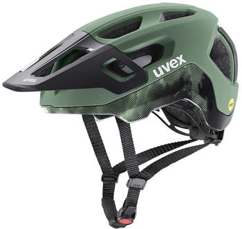 uvex React MIPS moos green/black matt