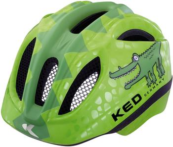 KED Meggy Reptile Helm Green Croco Fahrradhelm Reptil Grünes Croco