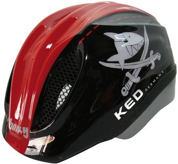 KED Meggy Original Helm Captn Sharky black red schwarz