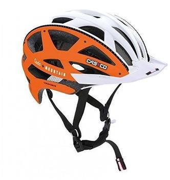 Casco Cuda leuchtorange-weiß
