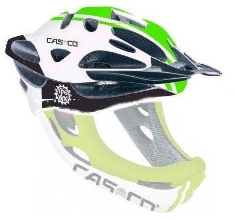 casco Viper MX 52-57 cm grün/weiß matt 2015