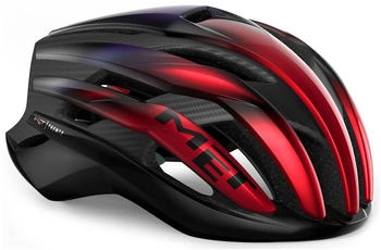 MET Trenta 3K Carbon Mips glossy red iridescent/black